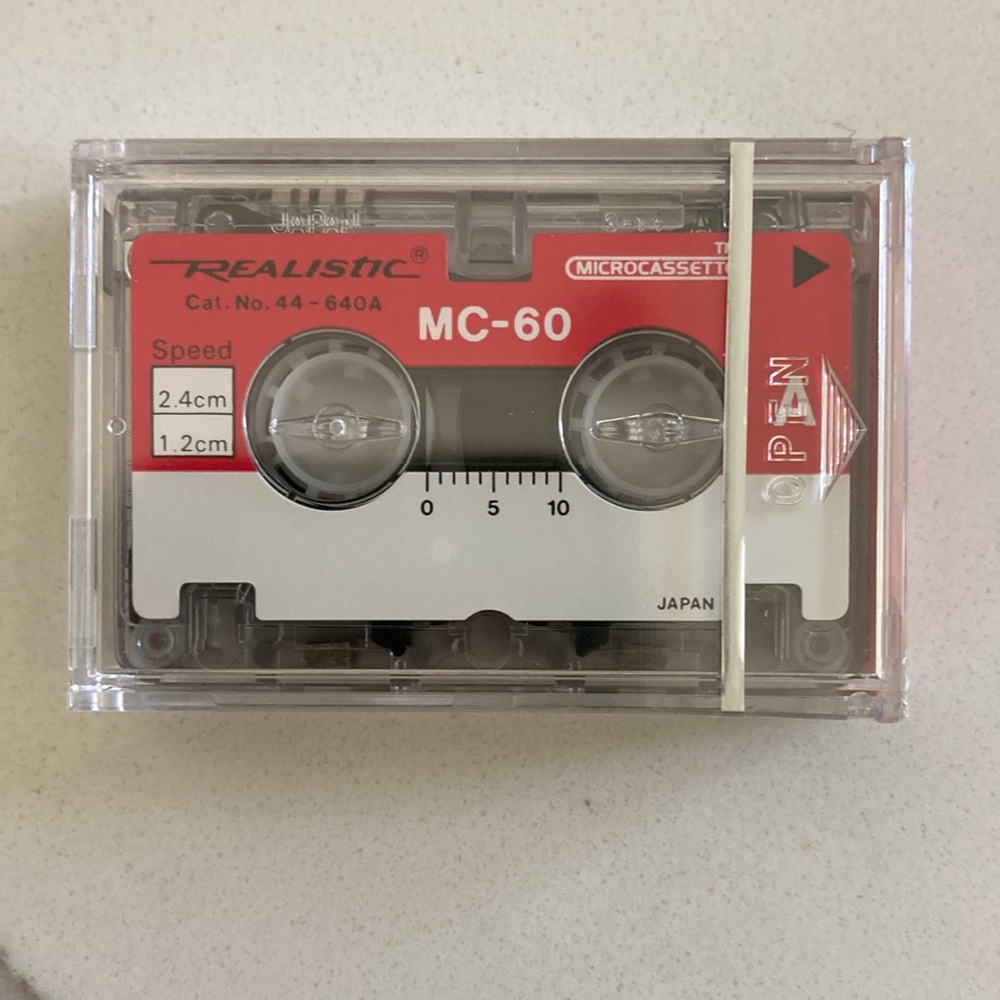 Rare - boxes of MC-60 MicroCassette